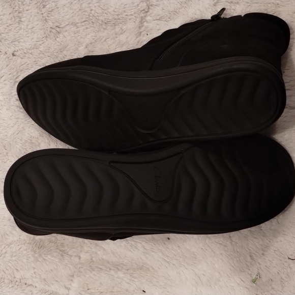 Cloudsteppers By Clarks Womens Black Ankle Boots Size 9 Cushion Bootie - Picture 10 of 13